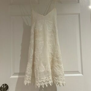 Millau S dress white small discolored spot in one area